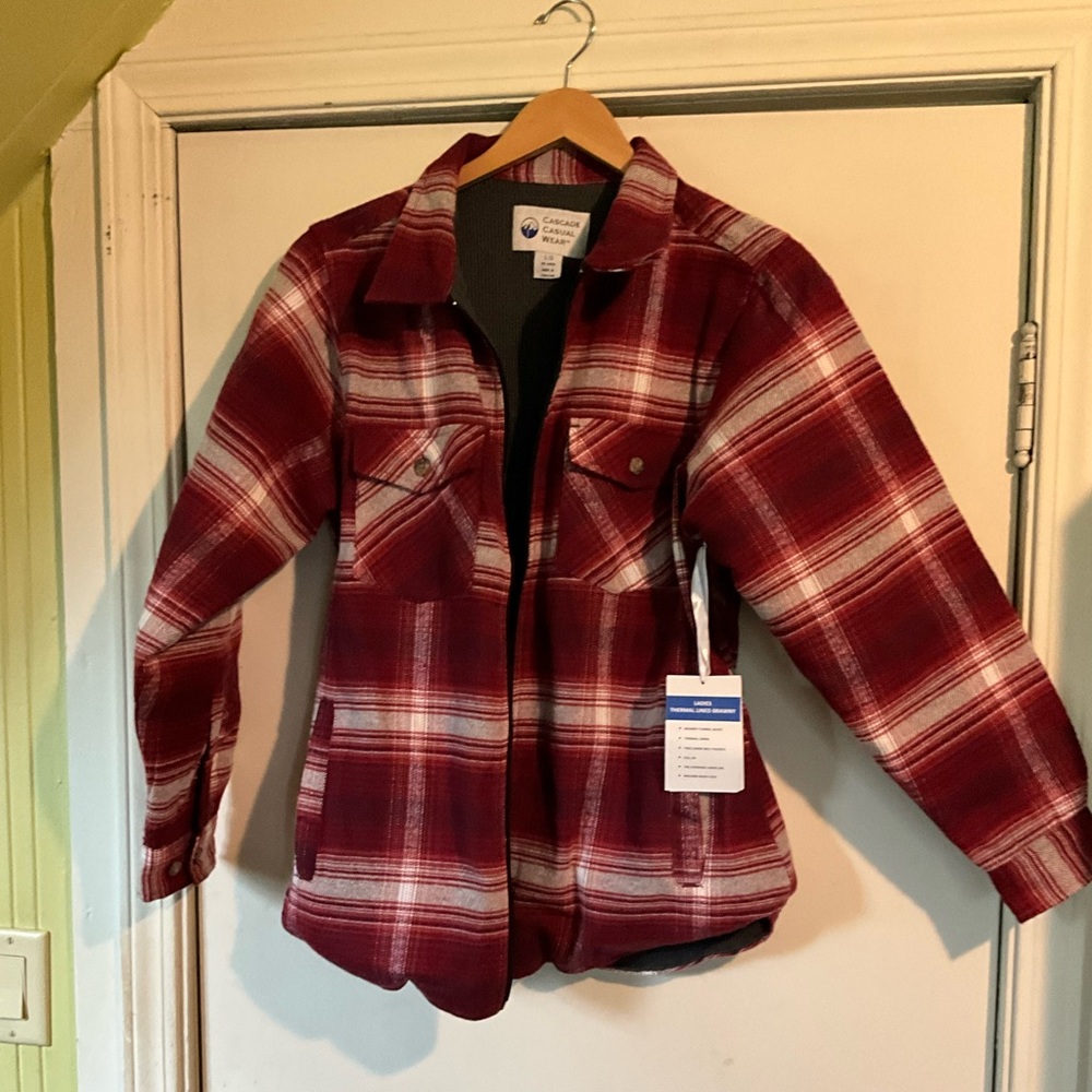 Woman’s lined flannel jacket